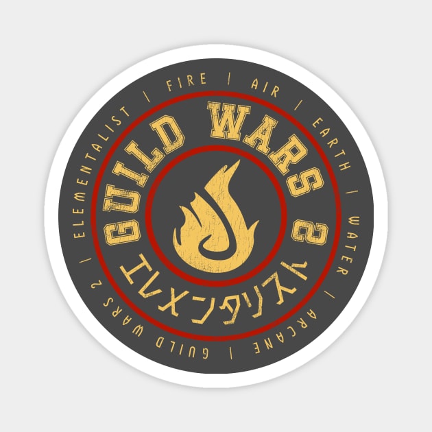 Guilds Wars 2 Elementalist Magnet by StebopDesigns